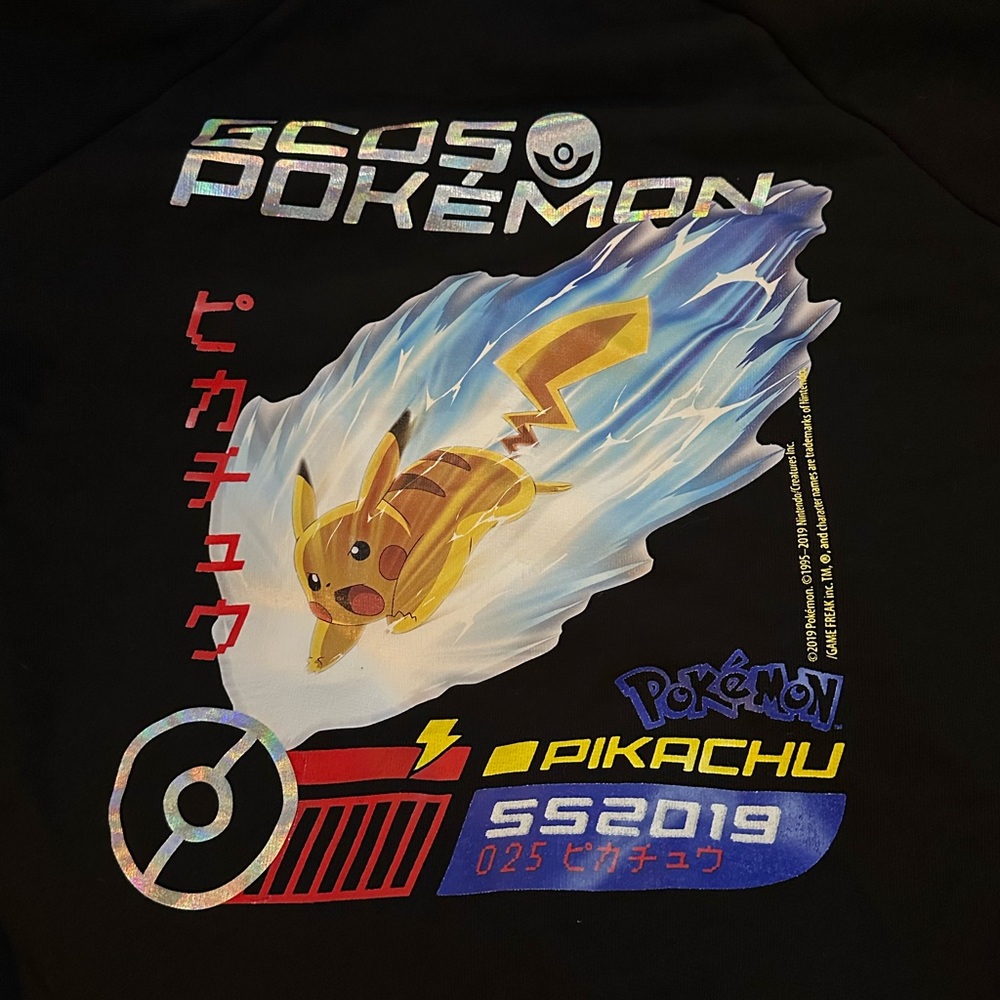 Extremely Rare GCDS Pokémon 2019 Limited Edition Made In Italy sz XS Hoodie